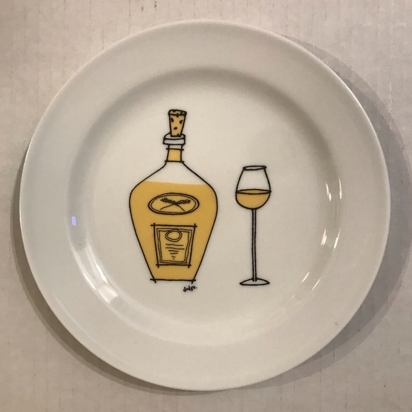 Set Of 6 Porcelain Canapé/Hors d’oeuvre/App Plates By Ursula Dodge 6.75” - Picture 4 of 10